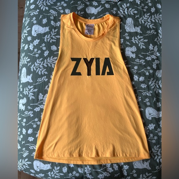 Zyia orange XS muscle tank - Picture 1 of 4